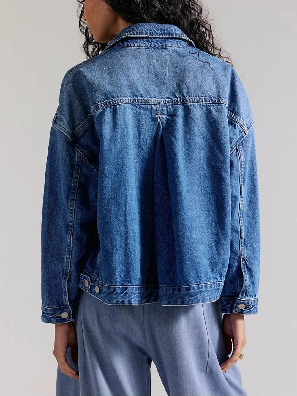 We The Free Opal Swing Denim Jacket - Picture 4 of 9